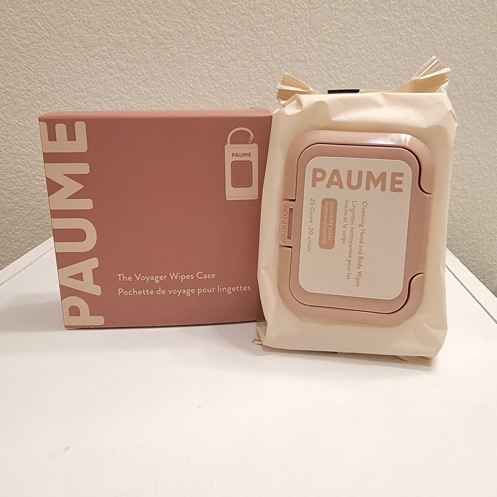 Paume Voyager Wipes Case and Pack
